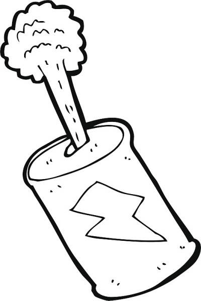 卡通汽水罐