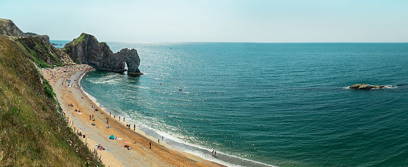 杜德尔门全景，西卢沃斯，韦勒姆，英格兰。