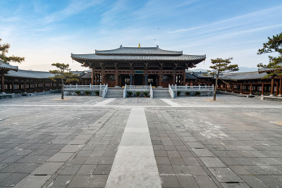 中国古代建筑古堡太原，山西，中国