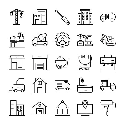 工具和建设矢量图标4