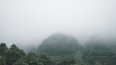 中国江西武功山顶的风景