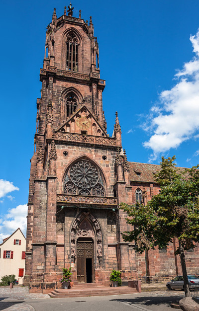 圣乔治教堂，在Selestat，阿尔萨斯，法国