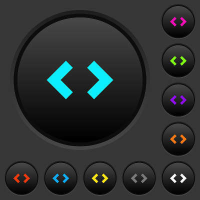 Script code dark push buttons with color icons