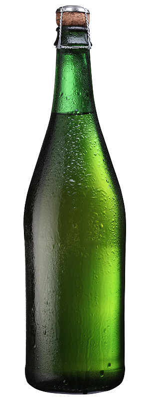 起泡酒瓶。