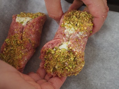 开心果奶酪肉卷