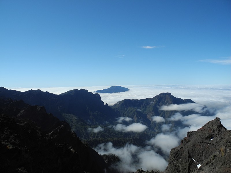 Pico de Bejenado和Cumbre在La Palma