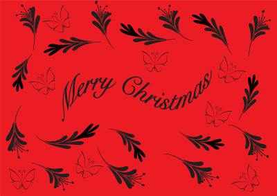 vector Christmas background wall paper