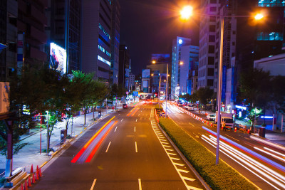 东京城市灯光