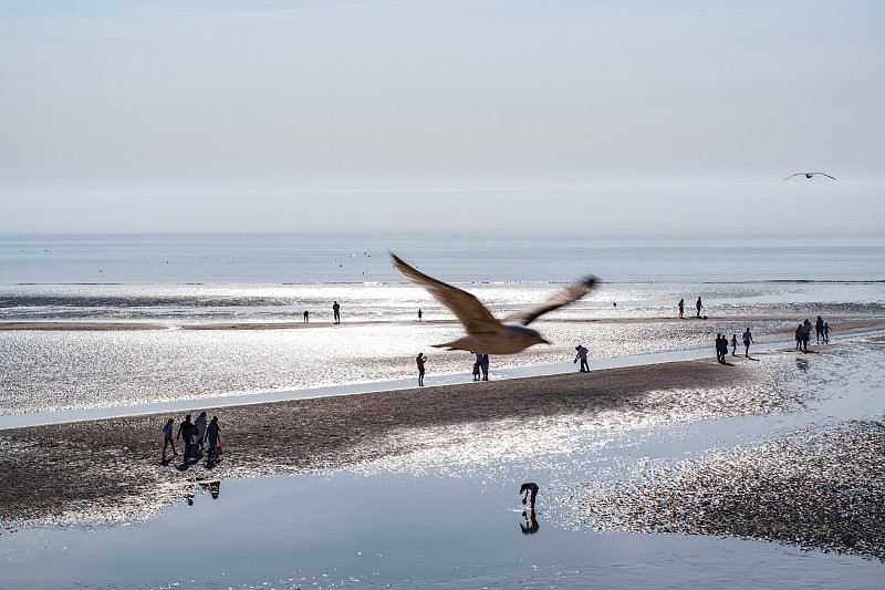 海滩在布莱克浦