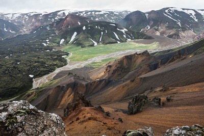 Landmanallaugar山脉、冰岛