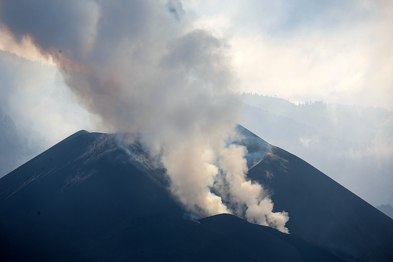 老山顶火山