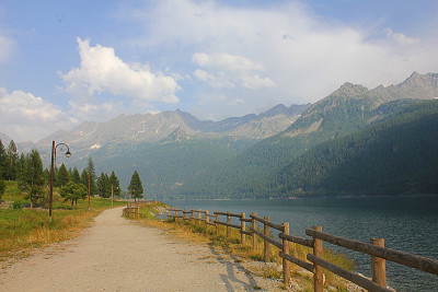 在山