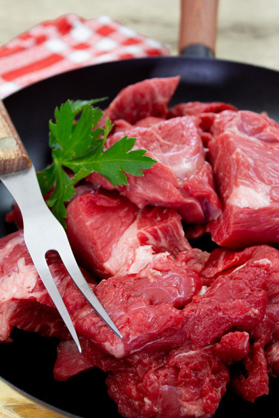 生牛肉肉