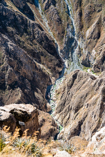 秘鲁科尔卡峡谷的风景