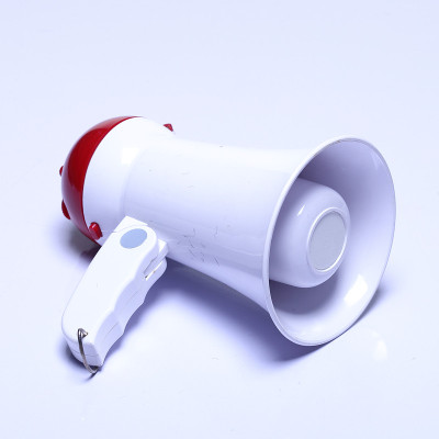 扩音器扬声器装置，白色红色，无标志