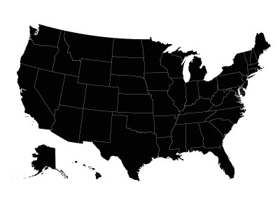 United States map