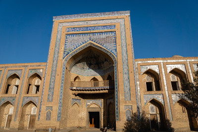 Khiva，乌兹别克斯坦，中亚乌兹别克斯坦老城区的建筑。
