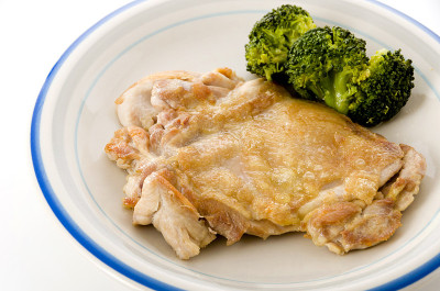 鸡炒，鸡排西兰花