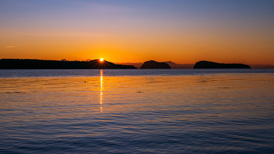Whidbey岛日出