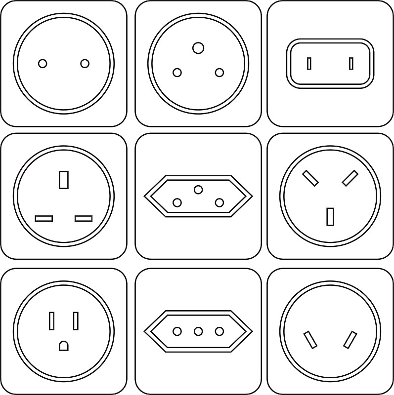 国际电源插座组