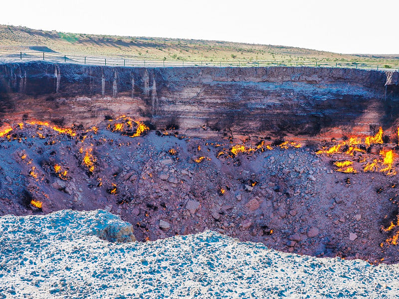 土库曼斯坦的达尔瓦扎火山口