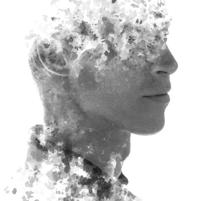 一个年轻人的绘画肖像