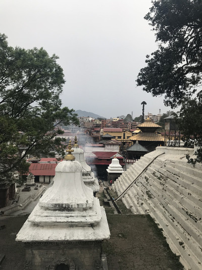 Pashupatinath寺庙，加德满都，尼泊尔