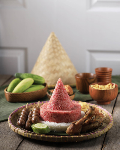 Tumpeng Merah Putih印度尼西亚独立日食品