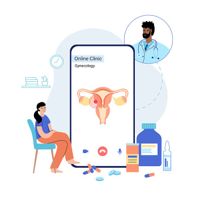 Gynecology clinic concept