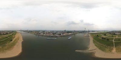 杜塞尔多夫的全景