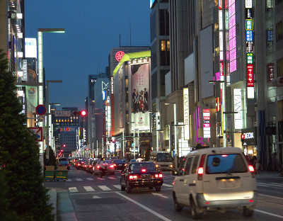夜间银座