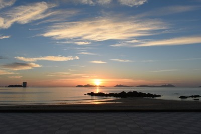海滩上的日落