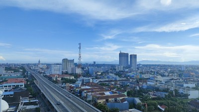 印度尼西亚南苏拉威西省望加锡收费公路的风景