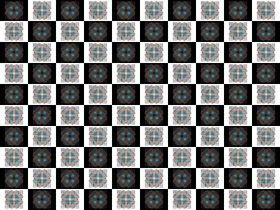纹理与三维渲染抽象分形图案
