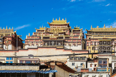 松赞林寺又称甘丹松采林寺，又称小布达拉宫，是位于中国云南中甸(香格里拉)的藏传佛教寺院