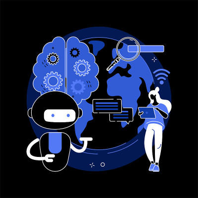 技术革命抽象概念矢量插图。