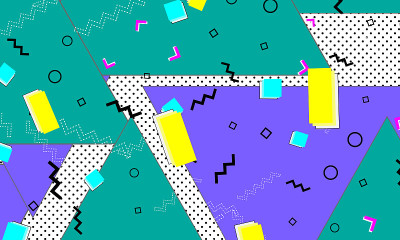 Pop art color background. trendy pattern