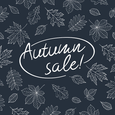 Autumn sale.