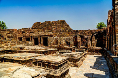 Takht-i-Bhai帕提亚考古遗址和巴基斯坦佛教寺院