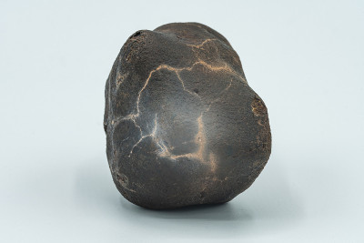 Chondrite Meteorite isolated, a piece of rock form