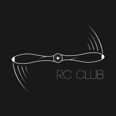 矢量图标旋转螺旋桨。象征rc俱乐部
