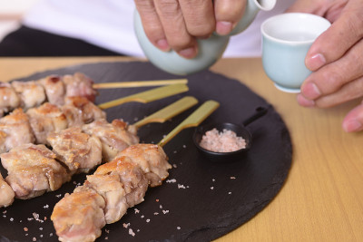 烤鸡肉串,为了