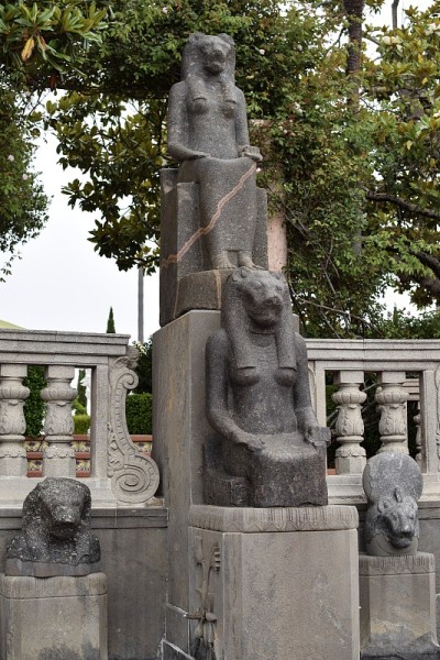 古黑色花岗岩埃及女神国家塞克梅特