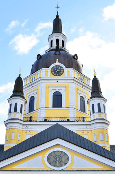 凯瑟琳教堂(Katarina Kyrkja)在Sodermalm岛-瑞典斯德哥尔摩