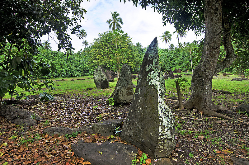 艾图塔基泻湖库克群岛的Paengariki marae