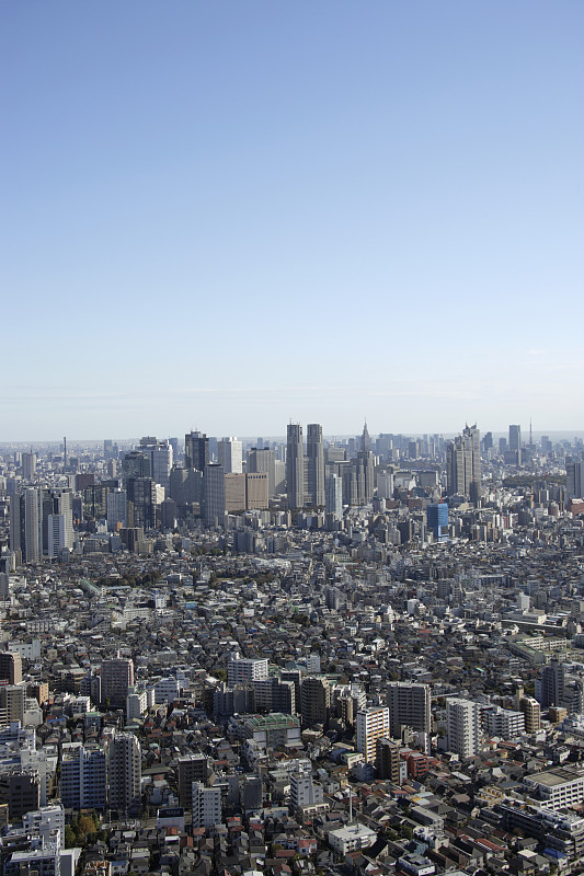 新宿副中心地区鸟瞰图