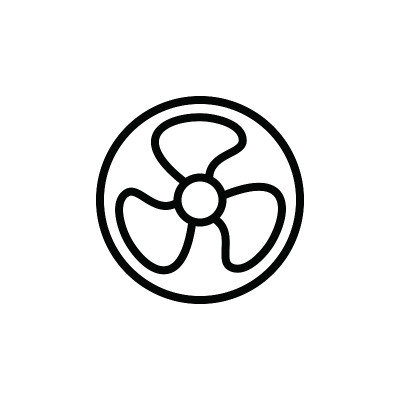 插图风扇图标模板矢量图形