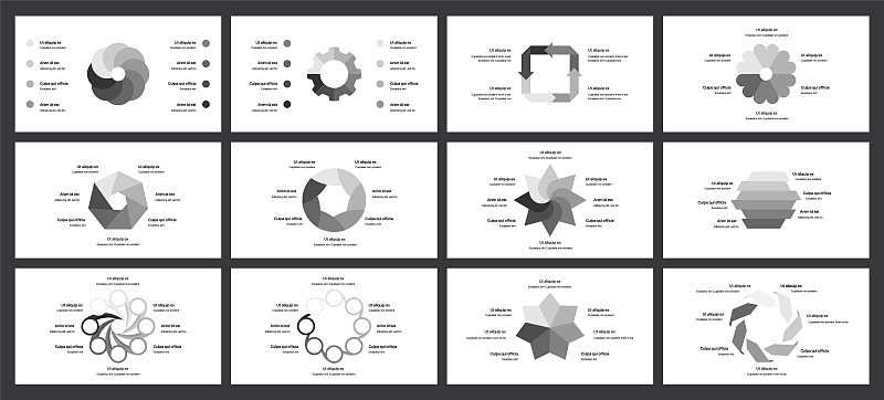 Editable circle infographic. Business concept with