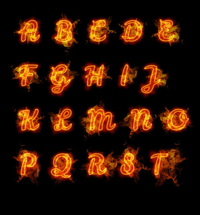 火字体集合