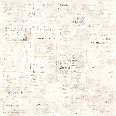 报纸无缝图案与老旧的古董不可读的纸纹理背景